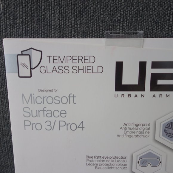 UAG Tempered Glass Shield for Microsoft Surface Pro 3/Pro 4 *Never Used-in Box* - Picture 5 of 7